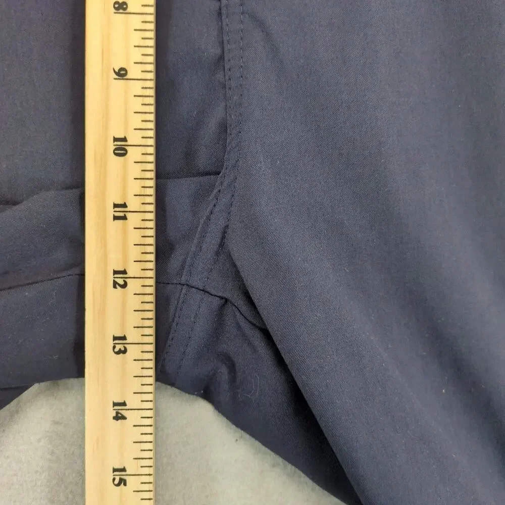 Original Weatherproof Vintage Navy Nylon Cargo Chino Pants Men's 40x30 Stretch‎